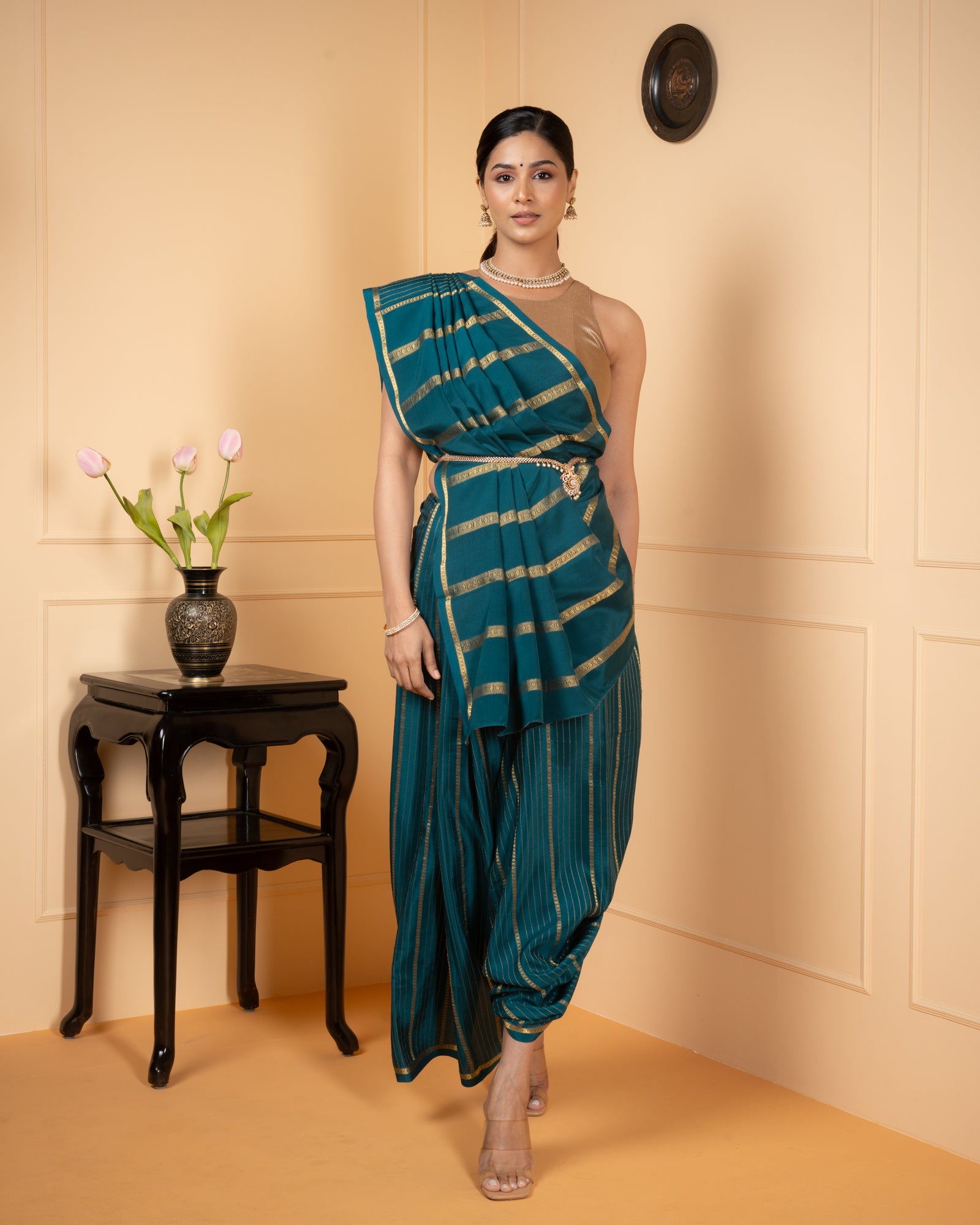 Buy Green Sarees for Women by SVENJA Online | Ajio.com