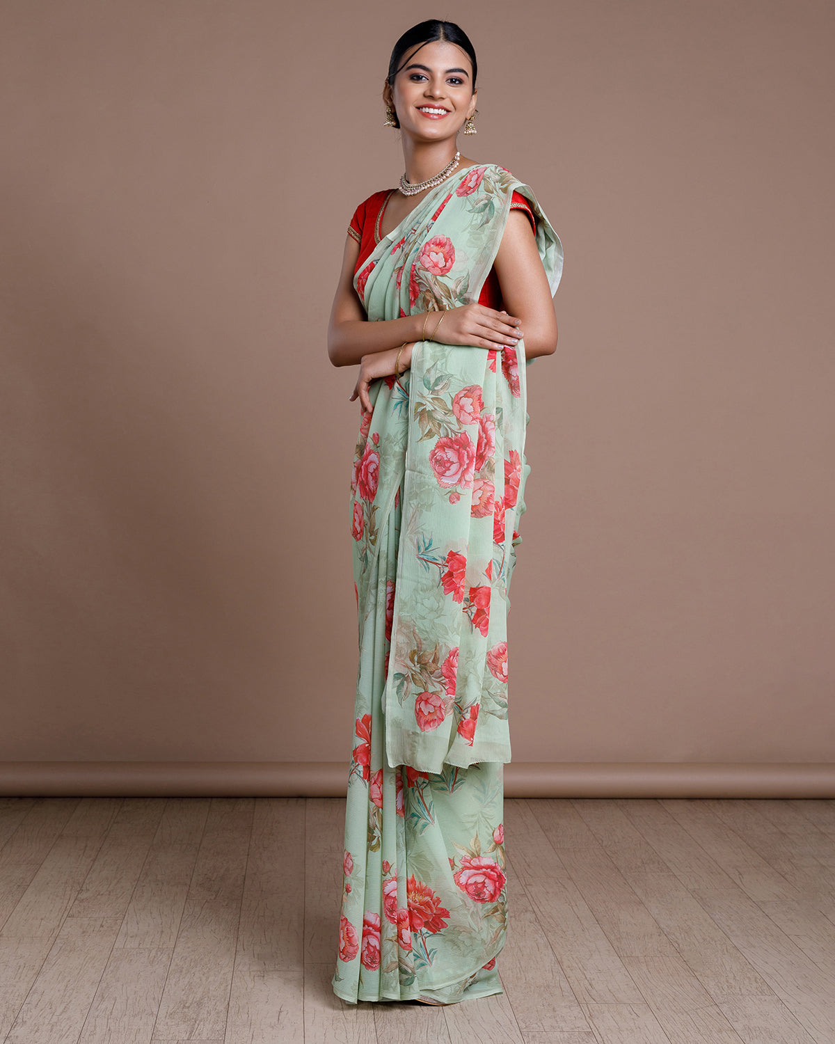 Buy Banarasi Chiffon Sarees Online Worldwide Shipping – My Clothing Treasure
