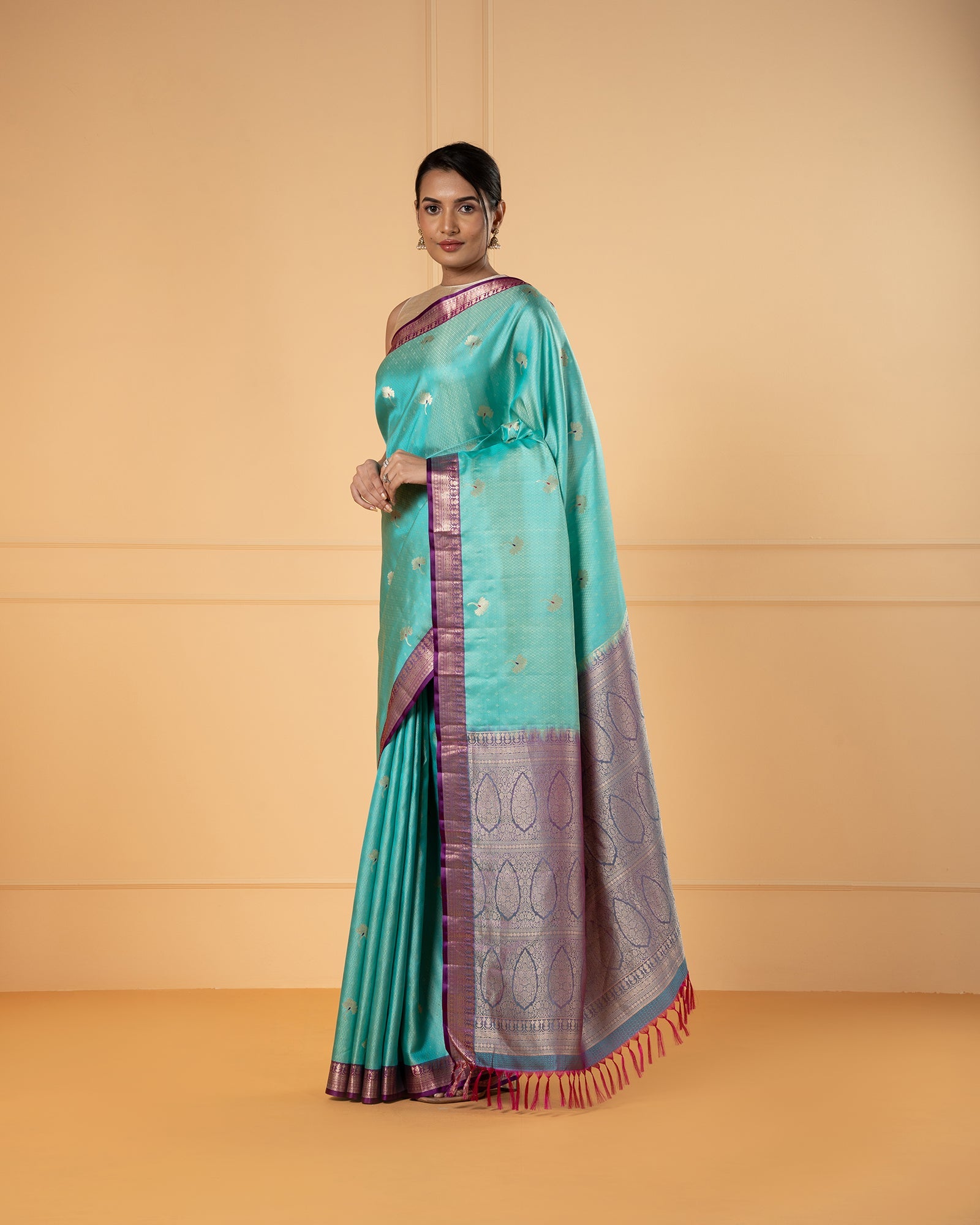 Blue Silk Saree – Vijayalakshmi Silks